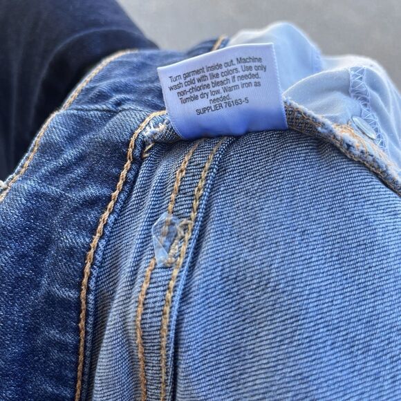 St John’s Bay Skinny Jeans Women’s Size 14 Dark Blue Wash - Picture 6 of 7